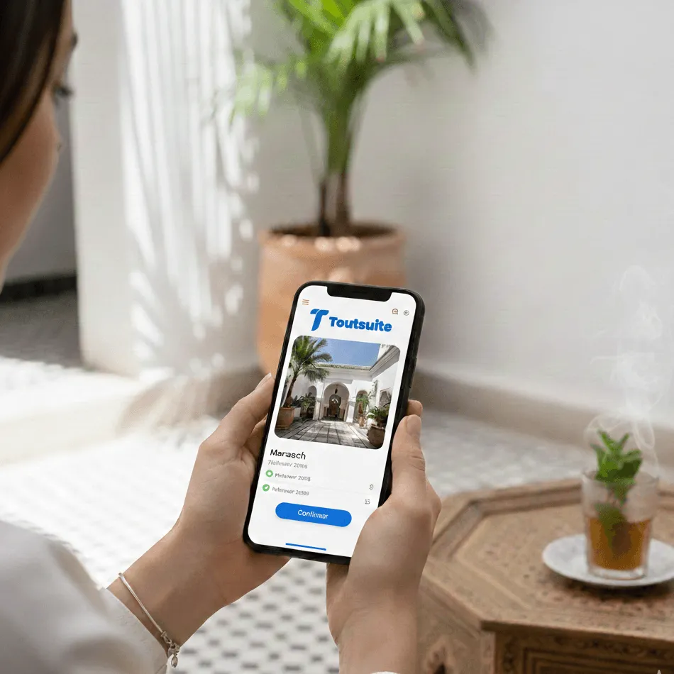 Application mobile Toutesuite pour réservation et gestion de services.